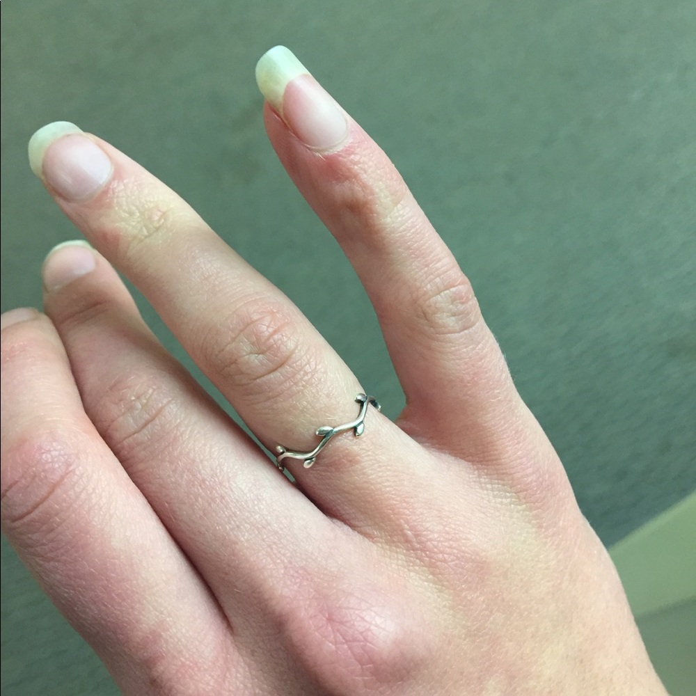 Sterling Silver Vine Ring